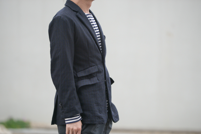 超激安 Engineered Garments Jacket/Sダークネイビー B2B テーラードジャケット