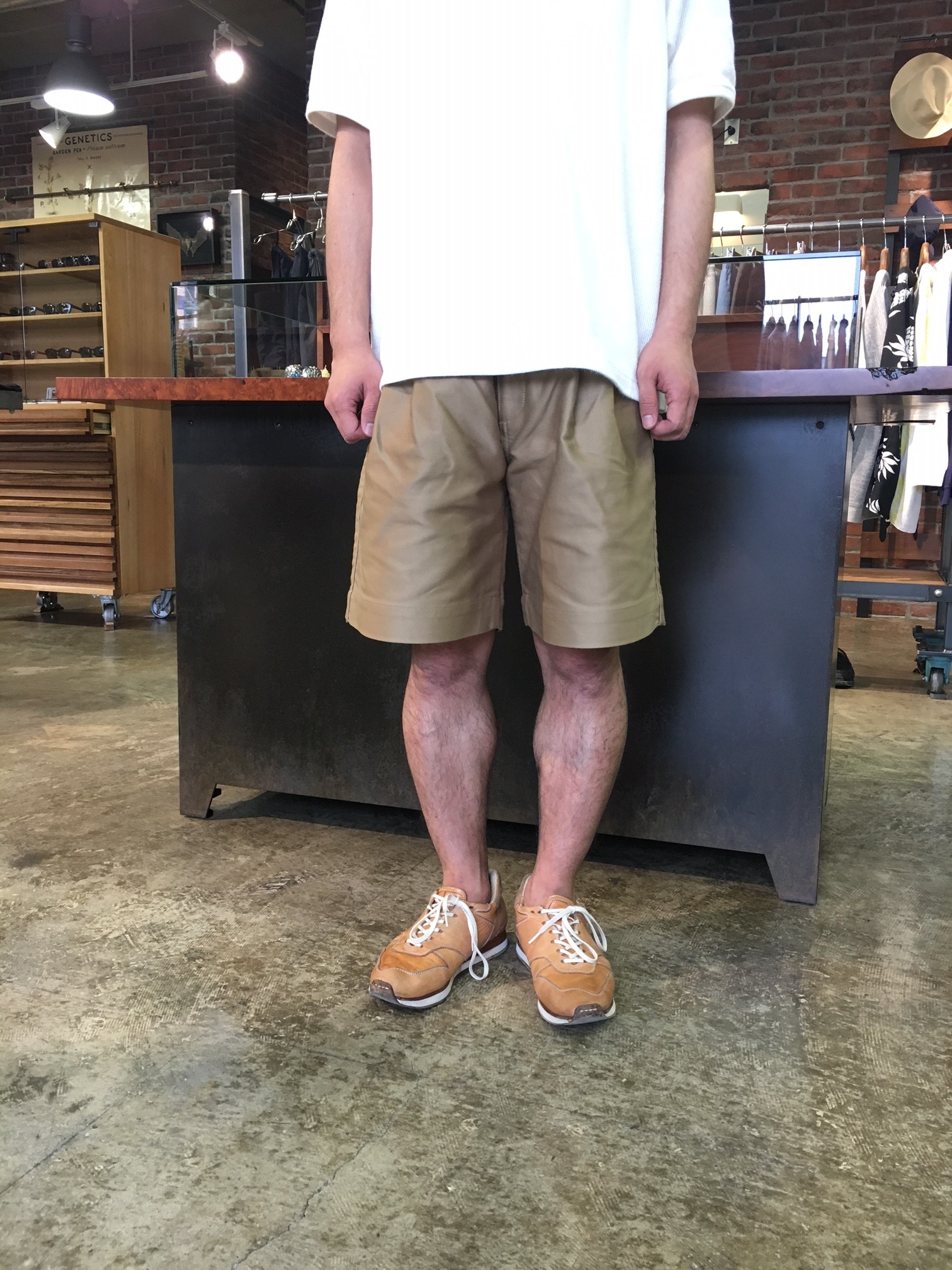 AURALEE FINX MOLESKIN WIDE SHORTS。｜doo-bop 塚本邦雄(Tsukamoto