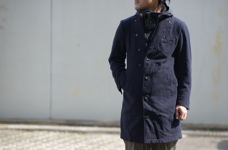 Engineered Garments チェスターフィールドコート コットン S-