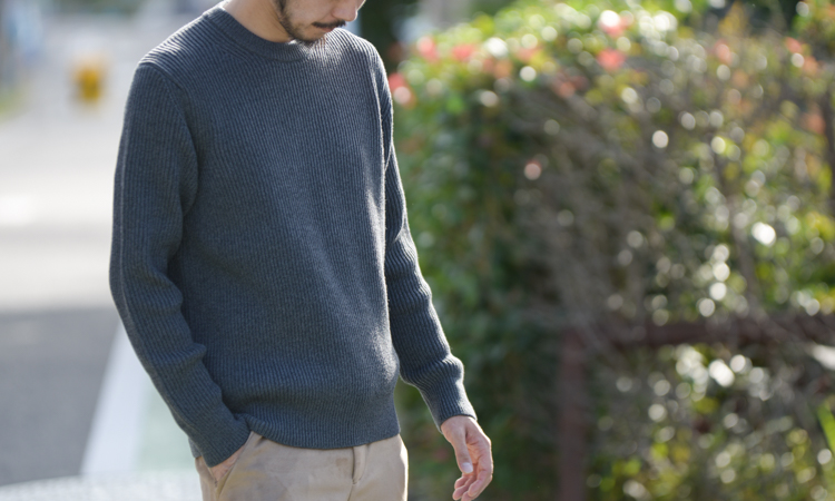 受賞店 AuraleeSuperfinewoolribknit オーラリー ニット general-bond