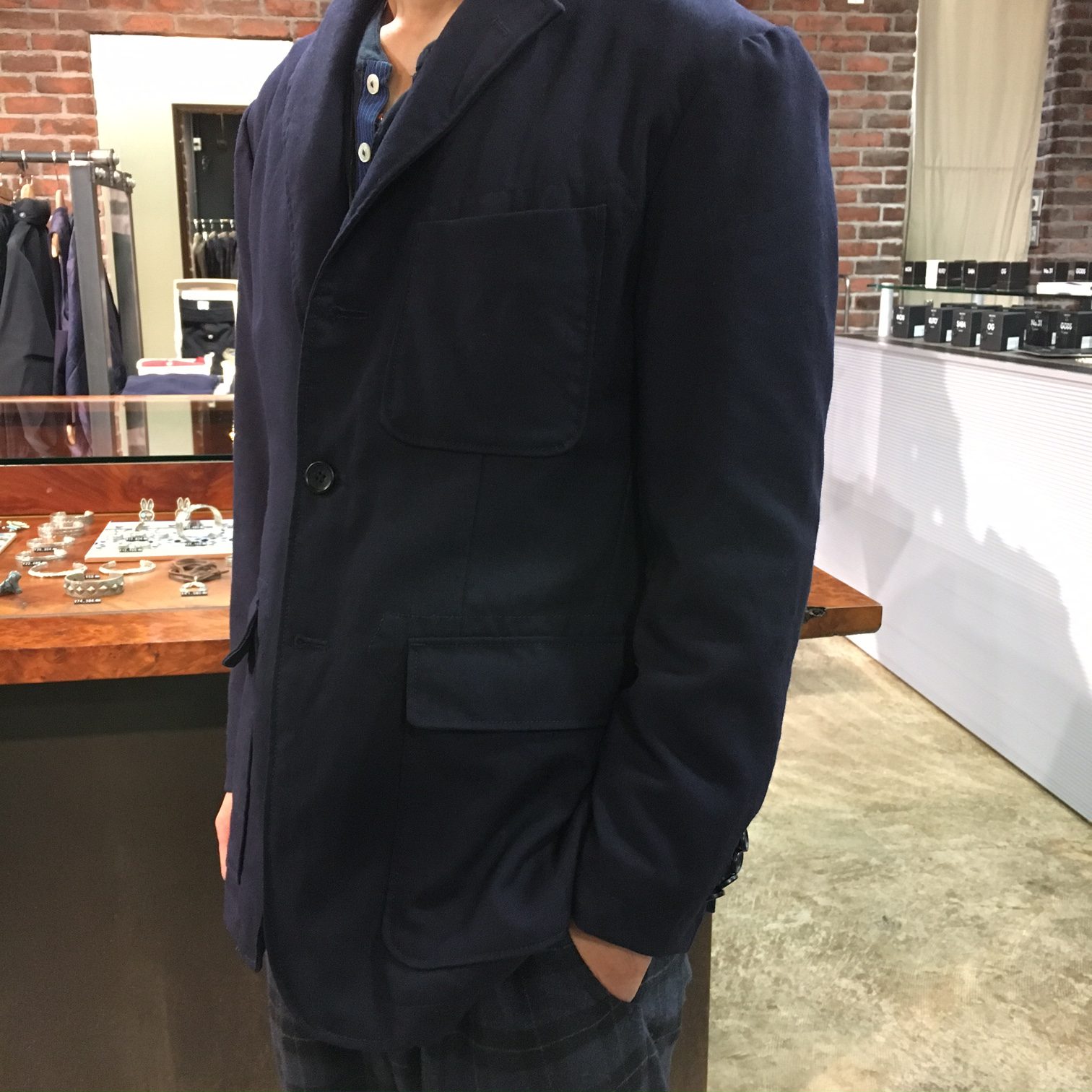 Engineered Garments Baker Jacket Uniform Serge。｜doobop 塚本邦雄