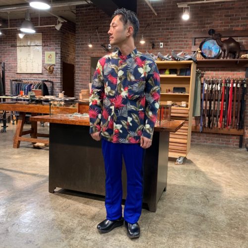 Needles doobop 別注 ナロートラックパンツ ブルー 青