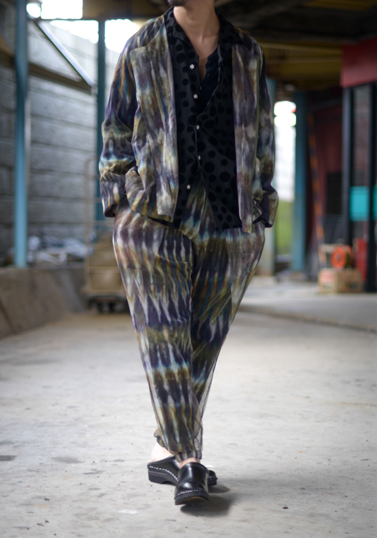 Vol.3896【South2 West8 : Bush Pant – Mesh Print – Tie Dye ...