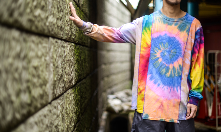 Vol.4002【Rebuild By Needles：5 Cuts L/S Tee – Tie Dye】｜エンジニ