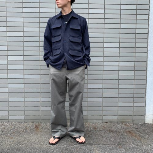 AURALEE WASHED FINX POLYESTER CHINO PANTS。｜doo-bop 塚本邦雄 