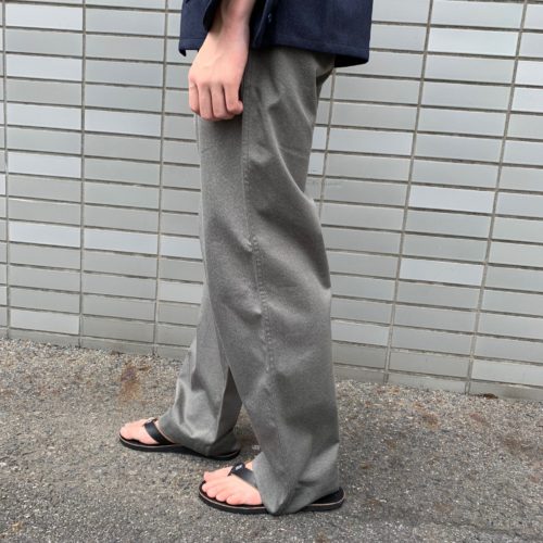 AURALEE WASHED FINX POLYESTER CHINO PANTS。｜doo-bop 塚本邦雄 