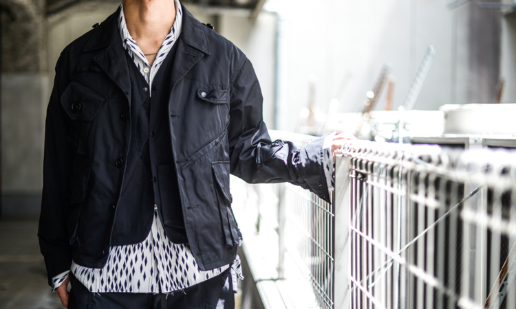 South2 West8 TENKARA SHIRT テンカラ ブラック　M