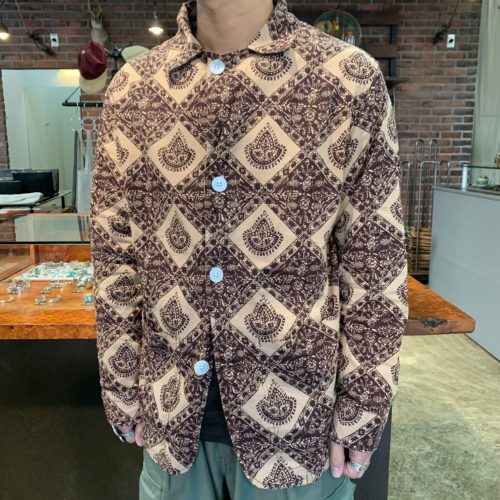 South2 West8 Pen Jacket – Printed Flannel / Batik 。｜doo-bop 塚本