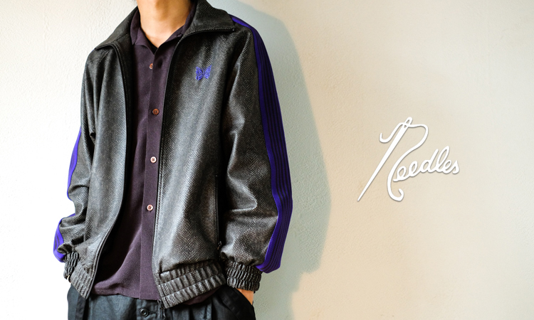 Vol.4179【Needles：Track Jacket – Synthetic Leather / Python