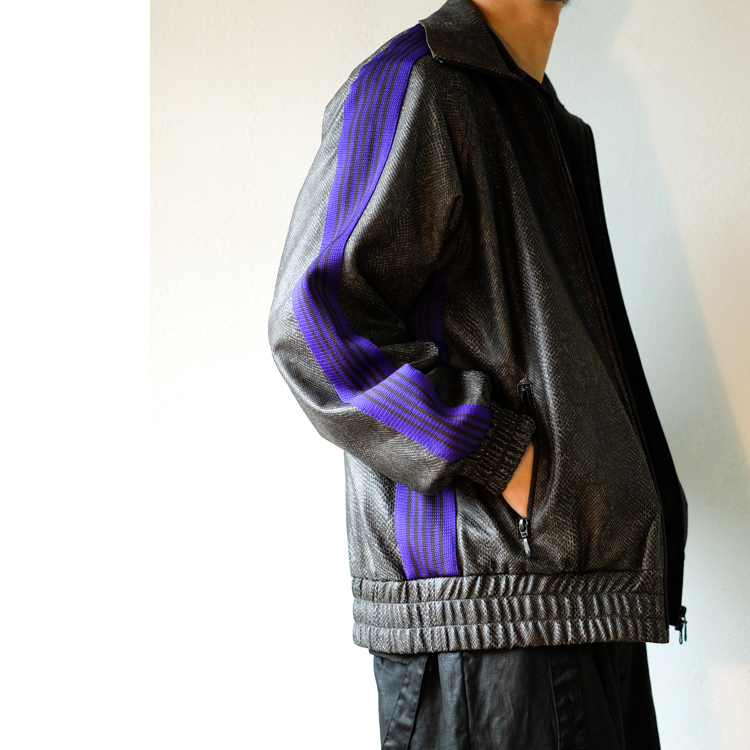 Vol.4179【Needles：Track Jacket – Synthetic Leather / Python 