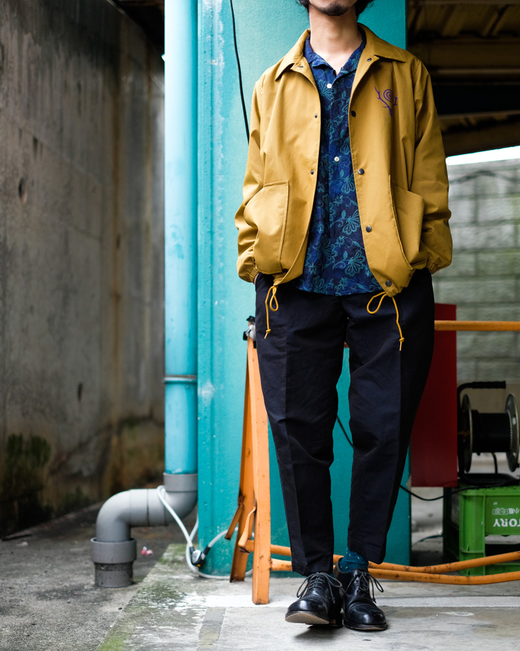 Vol.4188【South2 West8：Coach Jacket – Nylon Oxford / Acrylic