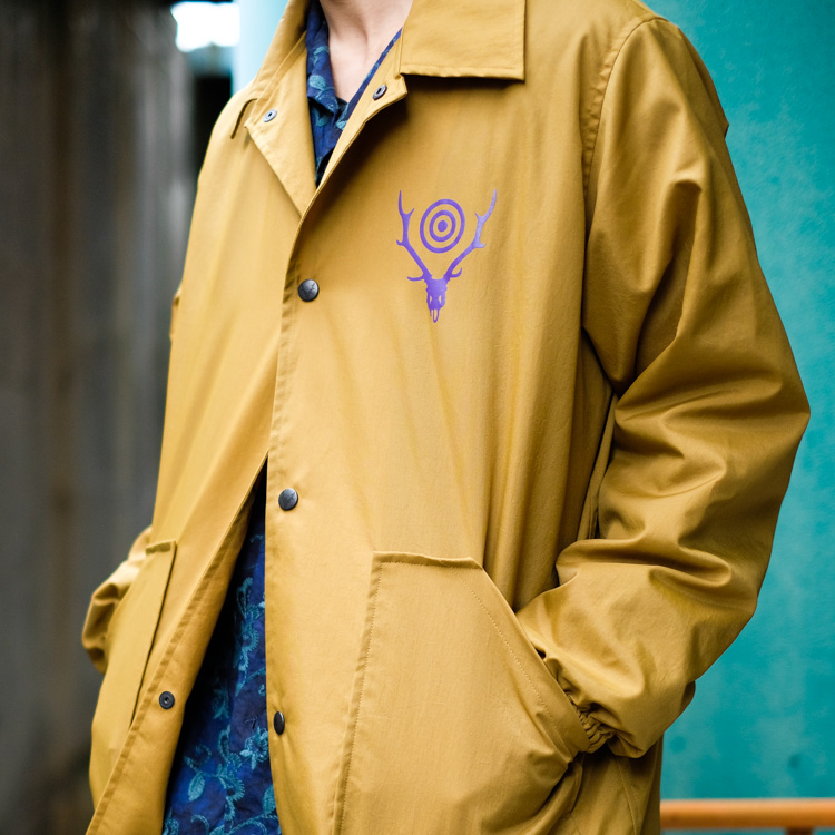 Vol.4188【South2 West8：Coach Jacket – Nylon Oxford / Acrylic