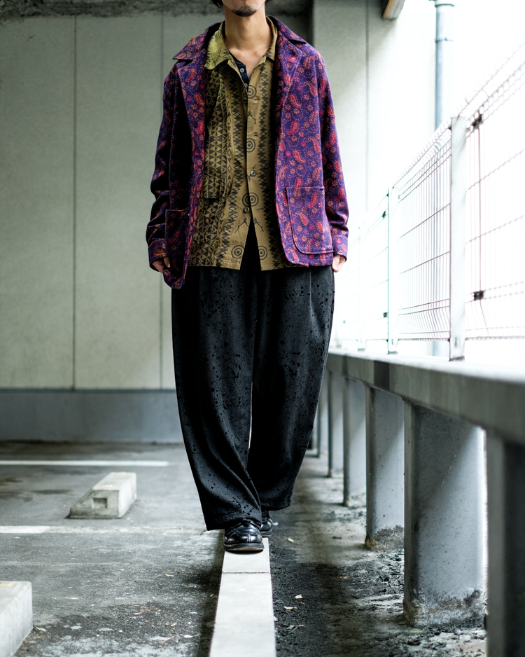 Vol.4386【Engineered Garments：Emerson Pant – Flocking Splatter