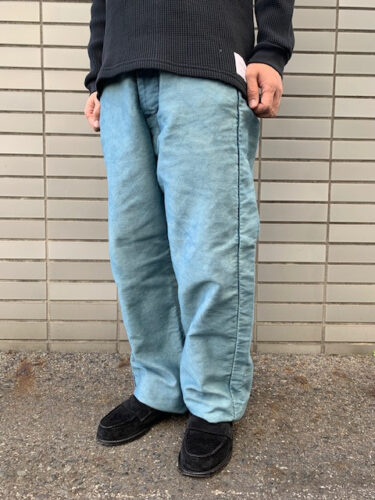 OUTIL ウティ モールスキンパンツ ミリタリーpantalon plasne