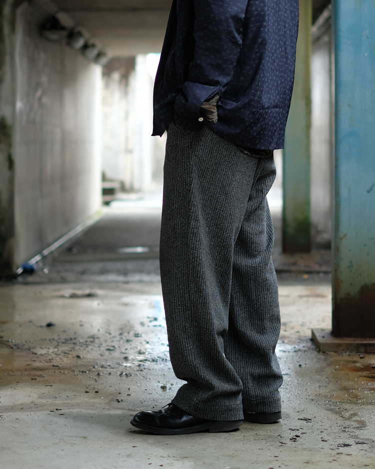 Vol.4437【HEALTH：Easy pants #3 – Mixed black stripes】｜エンジニ