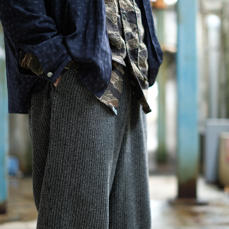 Vol.4437【HEALTH：Easy pants #3 – Mixed black stripes】｜エンジニ