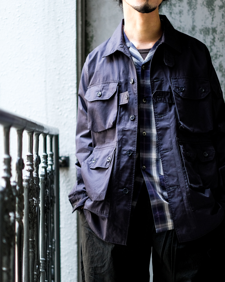 53センチ袖丈Engineered Garments エンジニアド ガーメンツ EG EXP Shirts Jacket エクスプローラーシャツジャケット マルーン