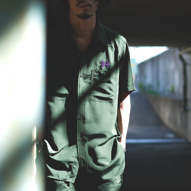 Needles S/S WORK SHIRT+BASKETBALL SHORT