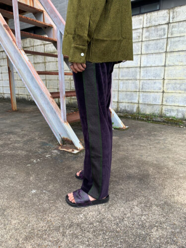 Needles 良色のベロアTrack Pant。｜doo-bop 塚本邦雄(Tsukamoto Kunio 