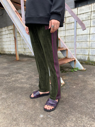 Needles 良色のベロアTrack Pant。|doo-bop 塚本邦雄(Tsukamoto Kunio