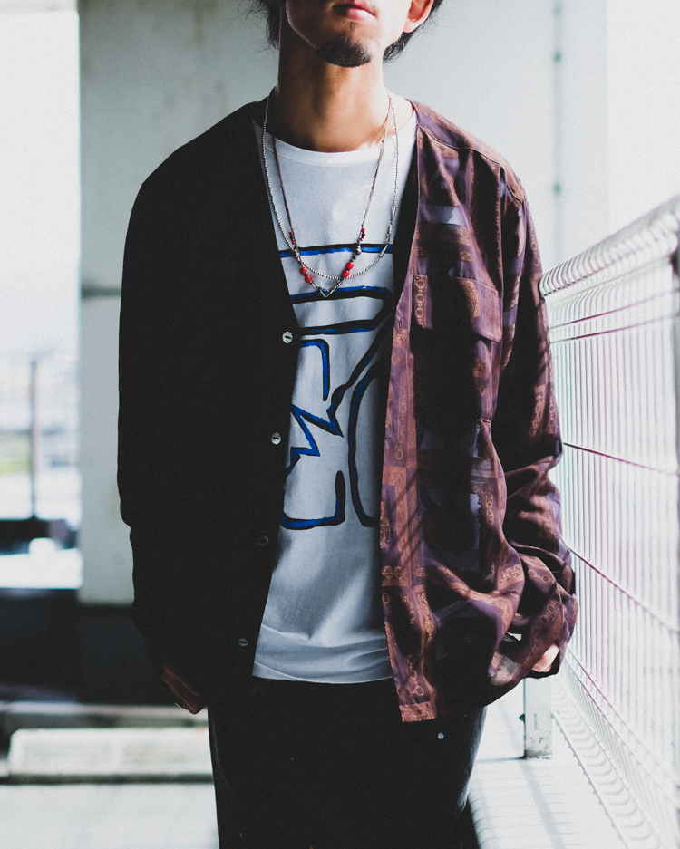 Vol.5112【Needles:V neck Shirt – Border Jq.】|エンジニアード