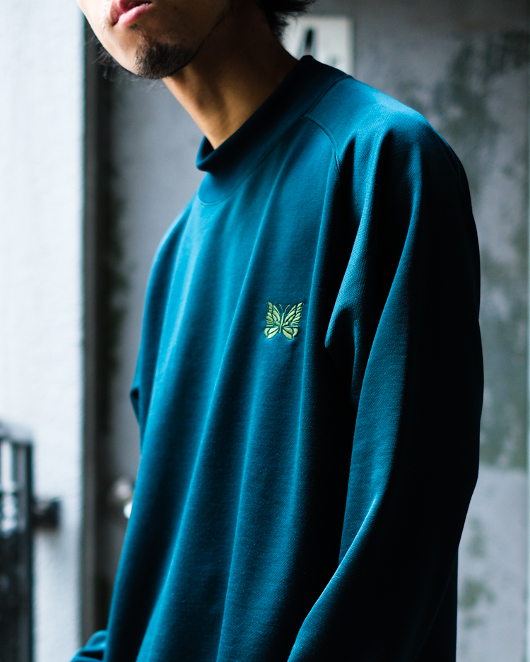 Vol.5268【Needles：L/S Mock Neck Tee – C/Pe Bright Jersey ...