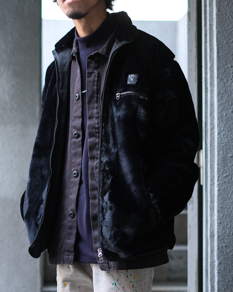 Vol.5296【South2 West8：Piping Jacket – Micro Fur】｜エンジニ ...