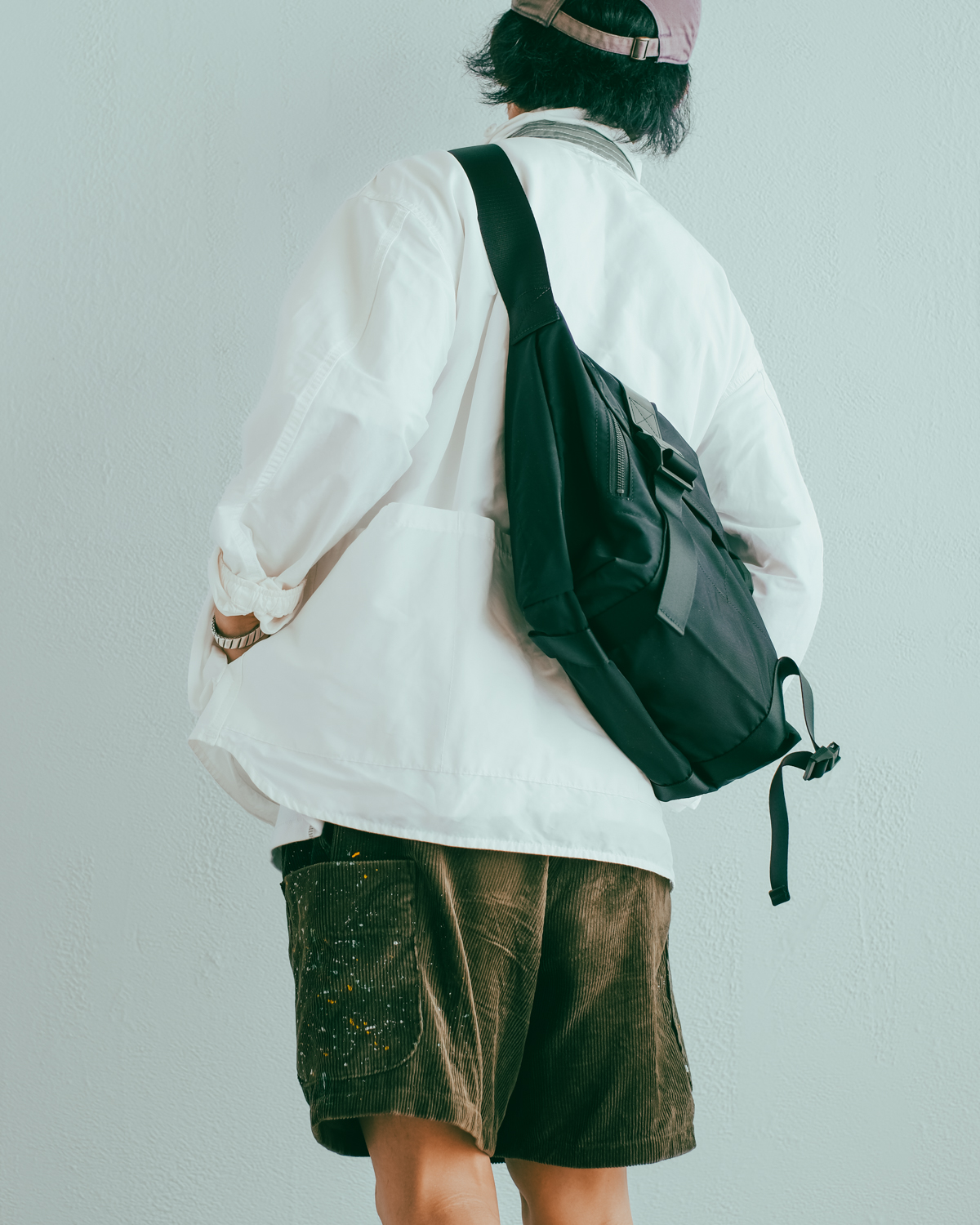 Vol.5497【AMIACALVA：Gabardine messenger bag M】｜エンジニ
